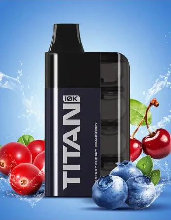TITAN 10K PUFFS 20MG BLUEBERRY CHERRY CRANBERRY