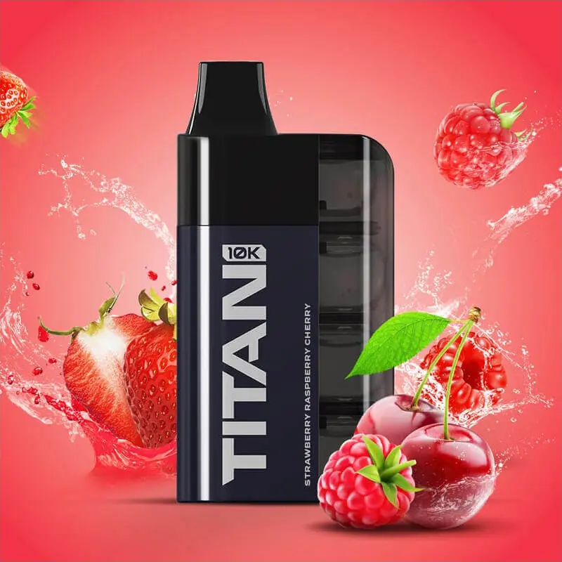 TITAN 10K PUFFS 20MG STRAWBERRY RASPBERRY CHERRY