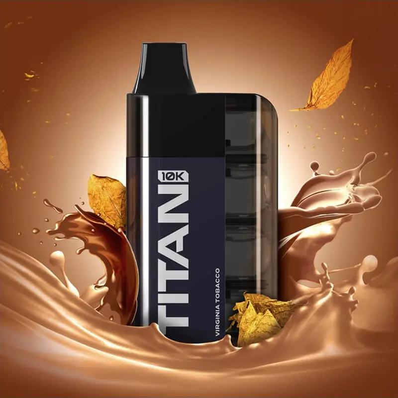 TITAN 10K PUFFS 20MG VIRGINIA TOBACCO