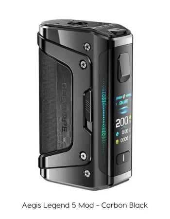 GEEKVAPE AEGIS LEGEND 5 MOD CARBON BLACK
