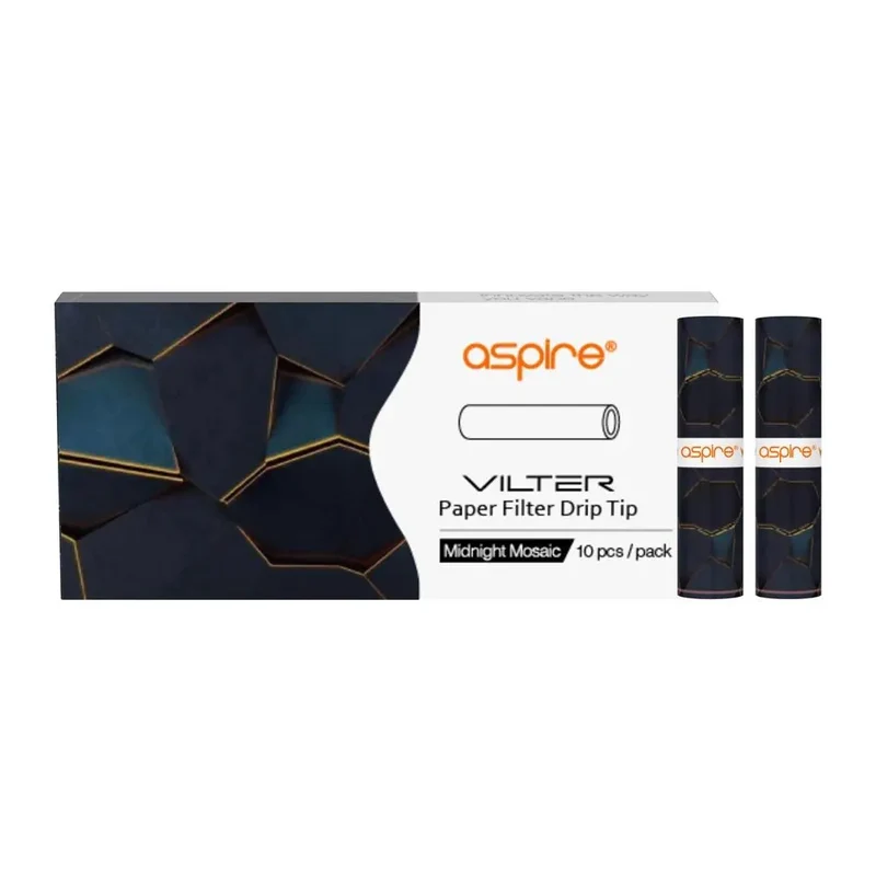 ASPIRE VILTER FILTER DRIP TIP 10PCS MIDNIGHT MOSAIC