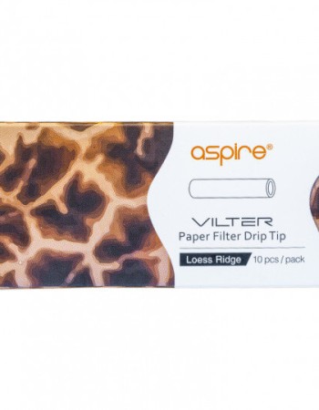 ASPIRE VILTER FILTER DRIP TIP 10PCS LOESS RIDGE