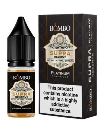 BOMBO PLATINUM TOBACCOS SUPRA RESERVE SALT 20MG 10ML