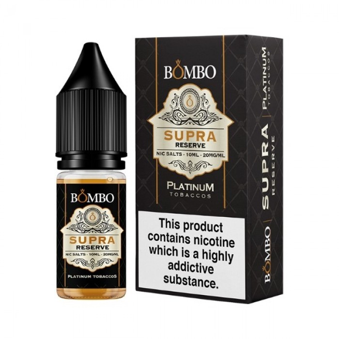 BOMBO PLATINUM TOBACCOS SUPRA RESERVE SALT 20MG 10ML