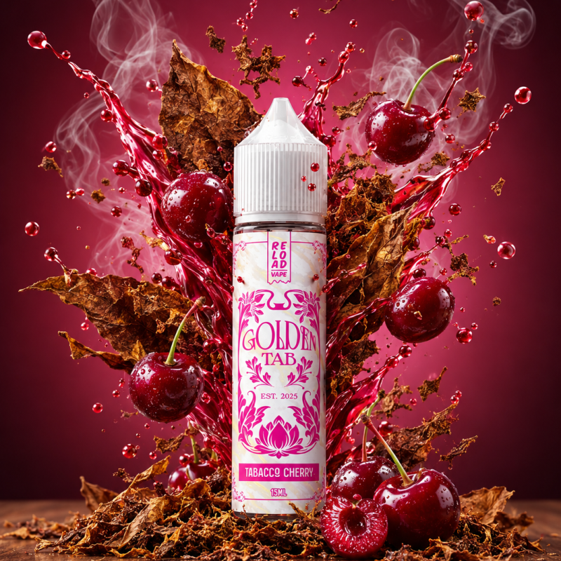 RELOAD VAPE GOLDEN TAB TOBACCO CHERRY 60ML